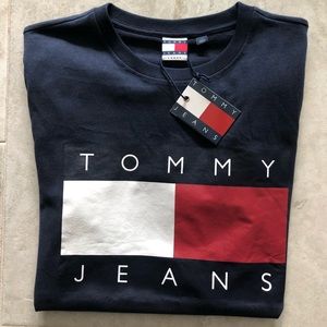 tommy jeans big logo sweatshirt